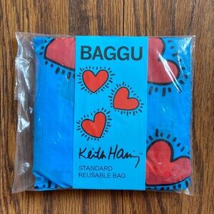 NWT standard reusable bag - Keith Haring Hearts
